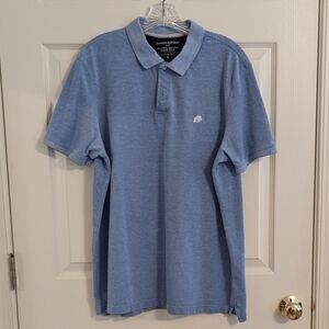 Banana Republic Men's Light Blue Short Sleeve Polo Shirt XL